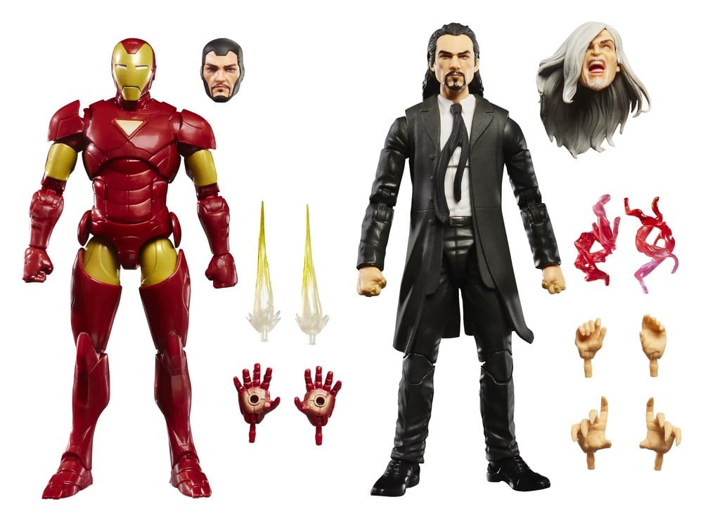 Marvel Legends Action Figure 2-Pack Iron Man (Extremis) & Marvel's Mandarin 15 cm