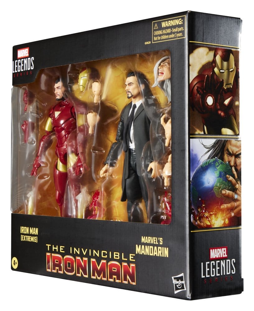 Marvel Legends Action Figure 2-Pack Iron Man (Extremis) & Marvel's Mandarin 15 cm