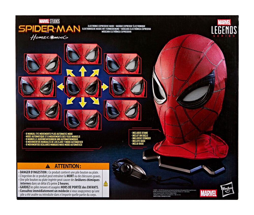 Spider-Man: Homecoming Electronic Expressive Mask Spider-Man - Damaged packaging