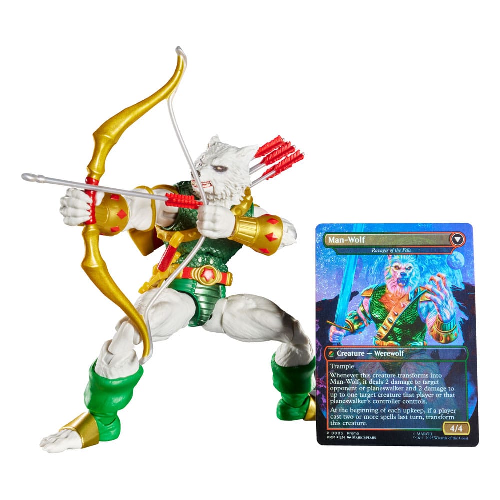 Marvel Legends Magic: The Gathering Action Figure Man-Wolf (plus Exclusive Foil Card) 15 cm