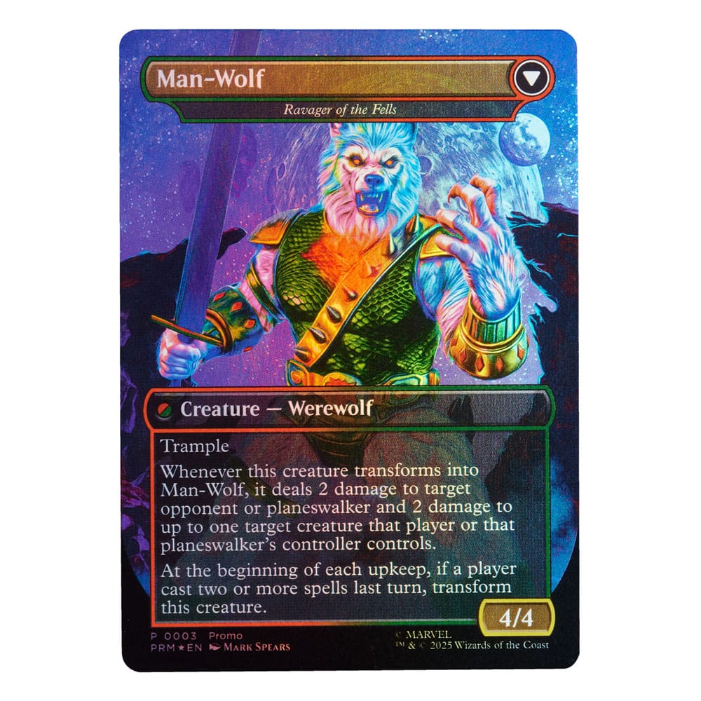 Marvel Legends Magic: The Gathering Action Figure Man-Wolf (plus Exclusive Foil Card) 15 cm