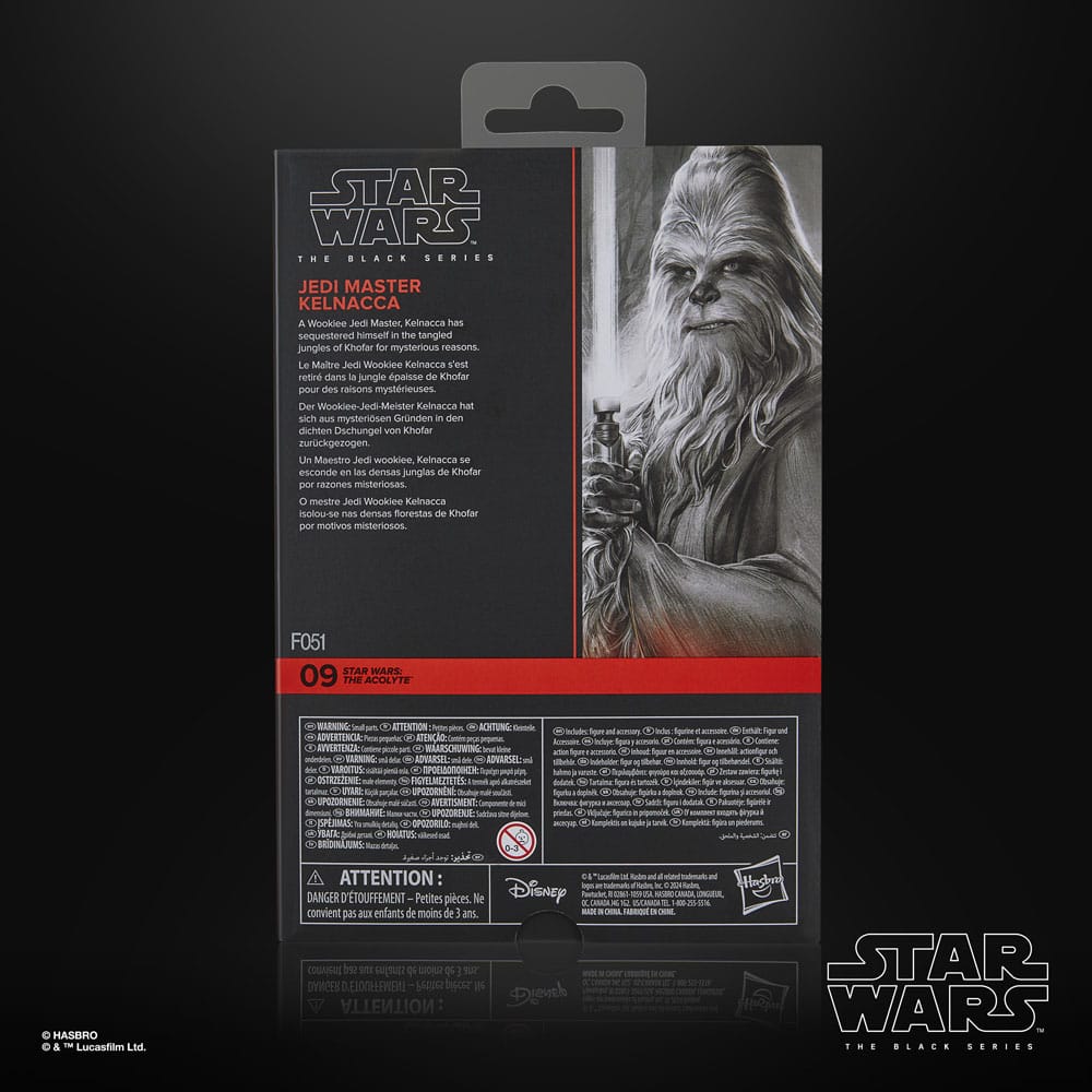 Star Wars: The Acolyte Black Series Action Figure Jedi Master Kelnacca 15 cm