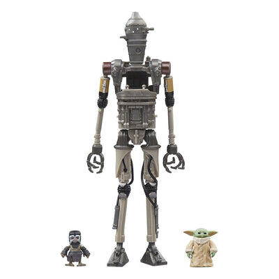 Star Wars: The Mandalorian Vintage Collection Action Figure 3-Pack IG-12, Grogu &amp; Anzellan 10 cm