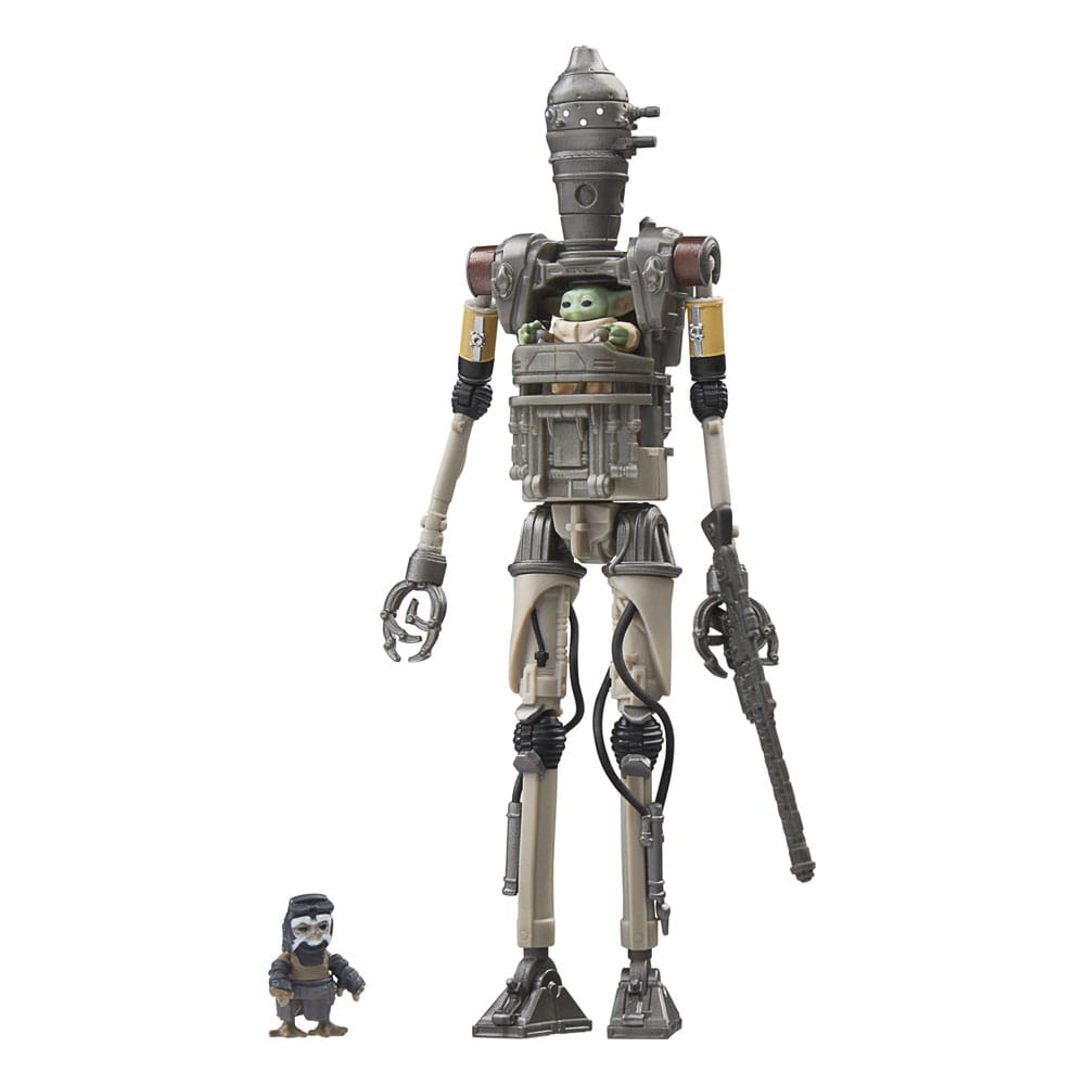 Star Wars: The Mandalorian Vintage Collection Action Figure 3-Pack IG-12, Grogu & Anzellan 10 cm