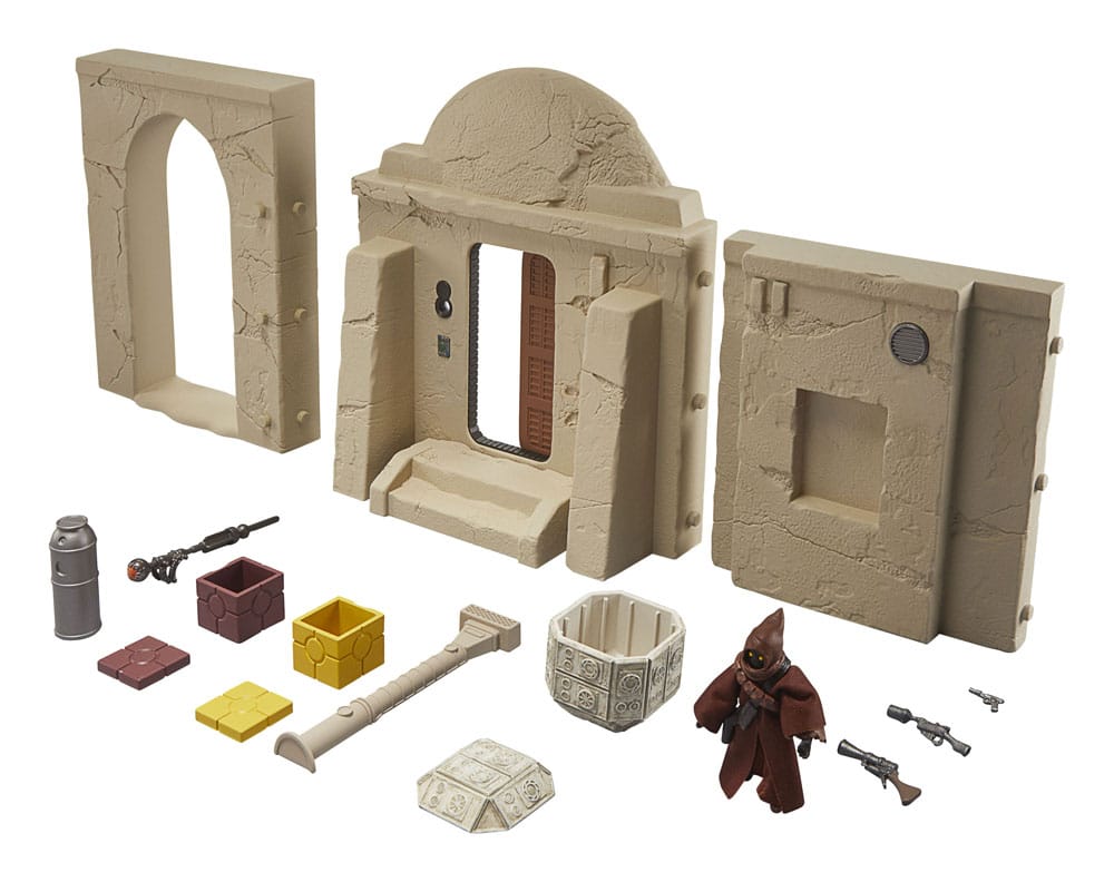 Star Wars Episode IV Vintage Collection Playset Streets of Mos Eisley with Jawa Action Figure