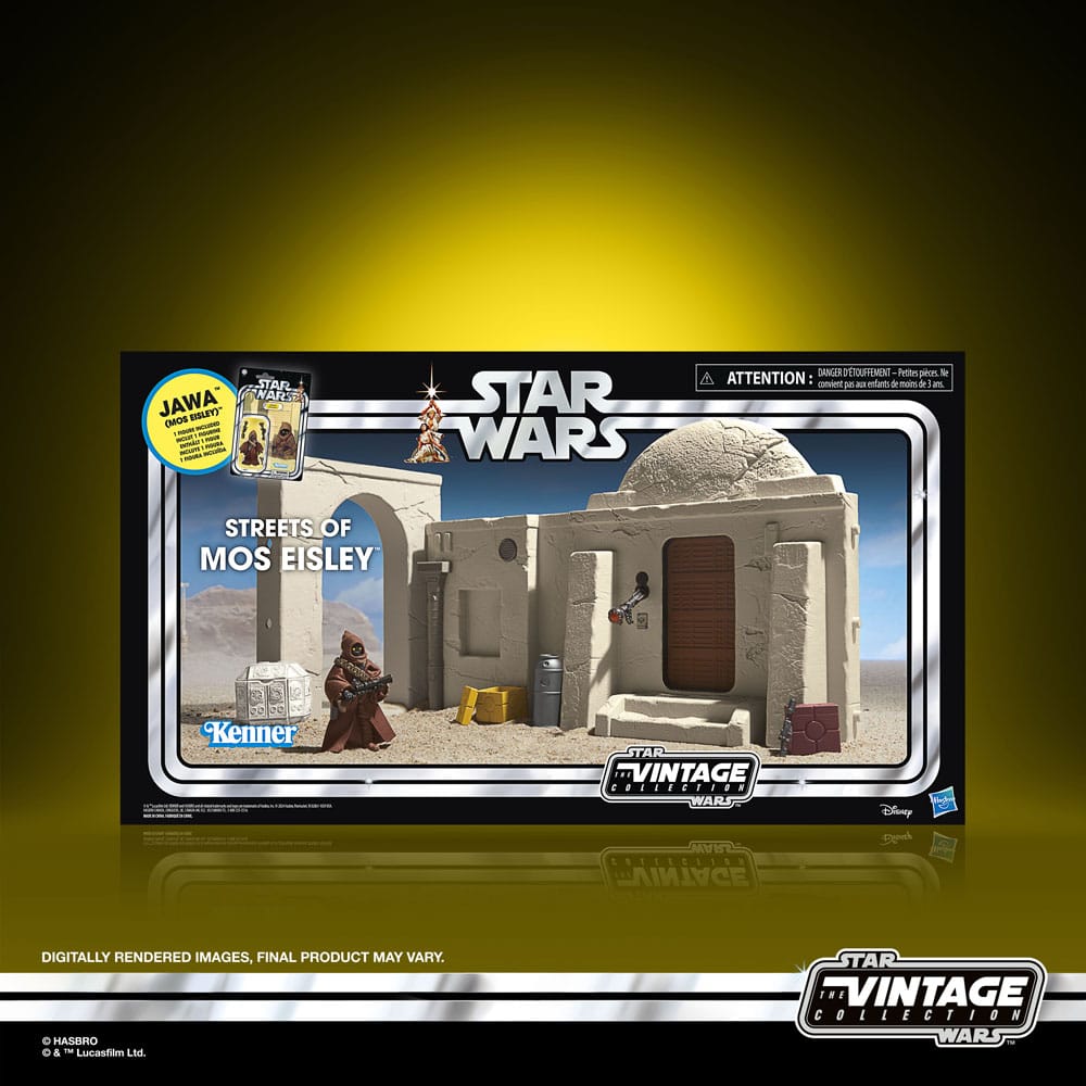 Star Wars Episode IV Vintage Collection Playset Streets of Mos Eisley with Jawa Action Figure