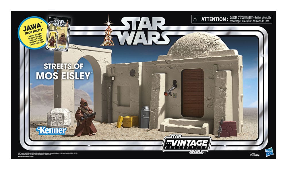 Star Wars Episode IV Vintage Collection Playset Streets of Mos Eisley with Jawa Action Figure