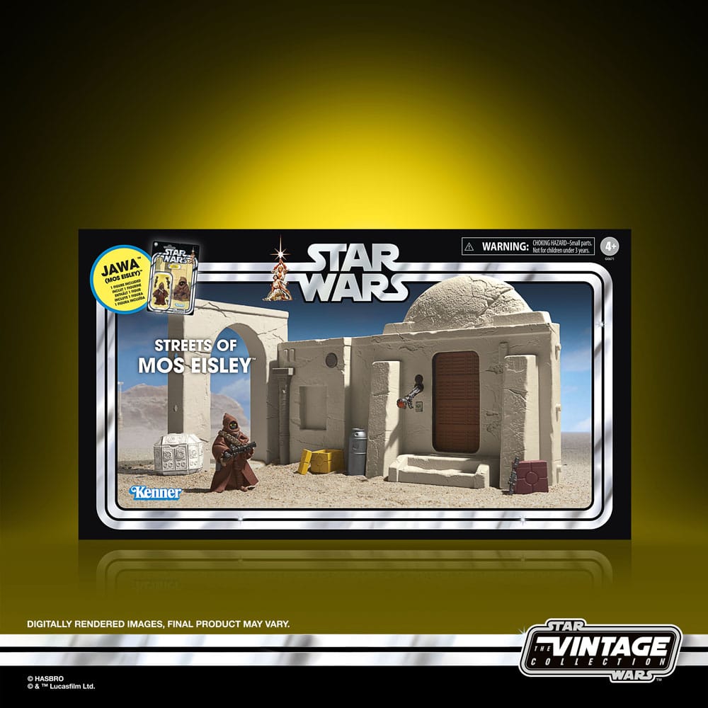 Star Wars Episode IV Vintage Collection Playset Streets of Mos Eisley with Jawa Action Figure