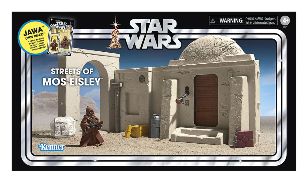 Star Wars Episode IV Vintage Collection Playset Streets of Mos Eisley with Jawa Action Figure