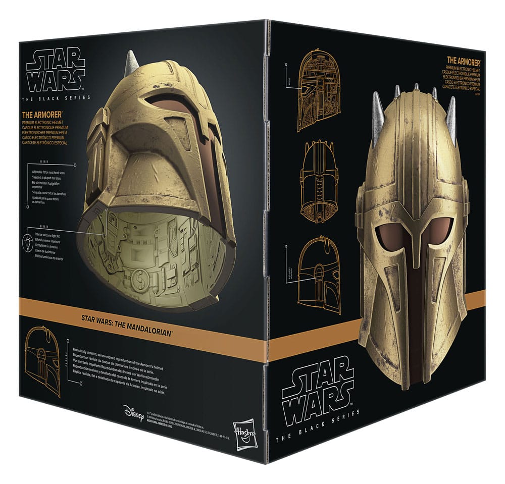 Star Wars: The Mandalorian Black Series Electronic Helmet The Armorer - Damaged packaging