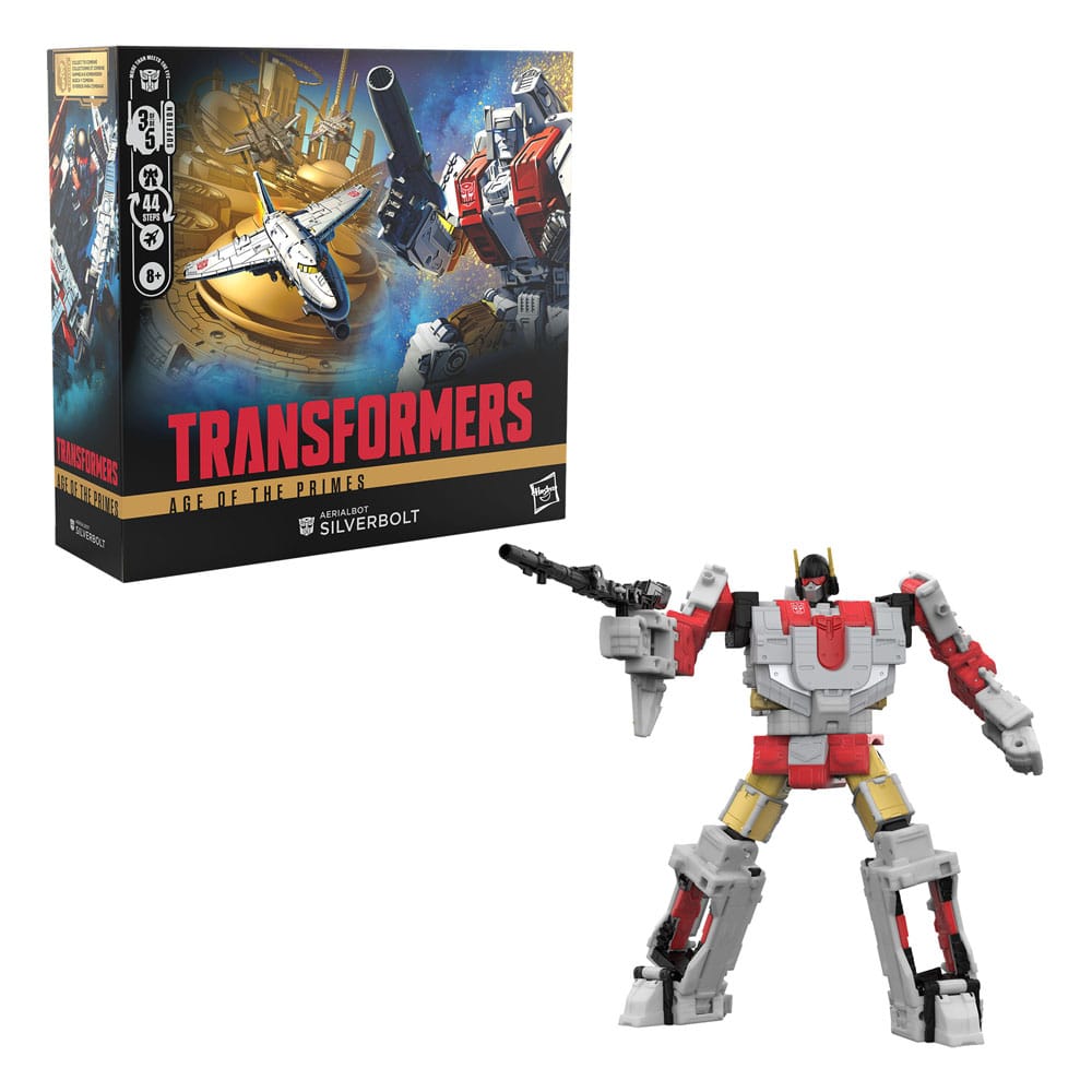 Transformers Age of the Primes Commander Class Action Figure Aerialbot Silverbot 18 cm