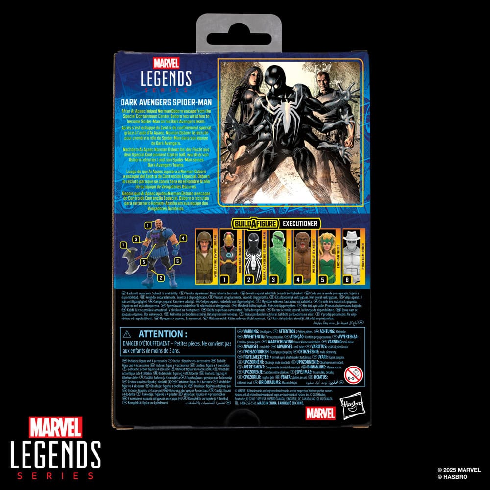 Marvel Legends Action Figure Dark Avengers Spider-Man (BAF: Executioner) 15 cm