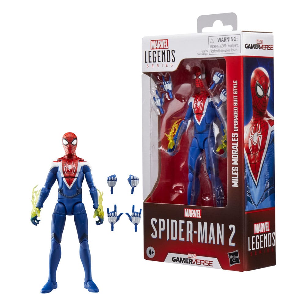 Spider-Man 2 Marvel Legends Gamerverse Action Figure Miles Morales (Upgraded Suit Style) 15 cm