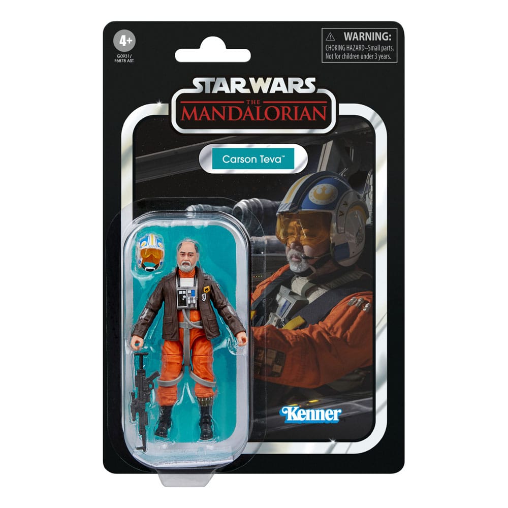 Star Wars: The Mandalorian Vintage Collection Action Figure Carson Teva 10 cm - Damaged packaging