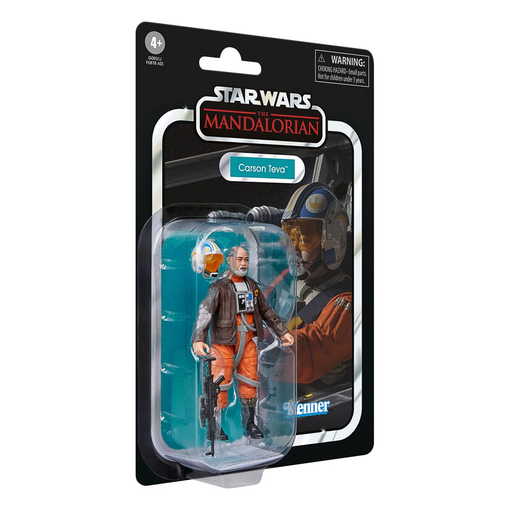 Star Wars: The Mandalorian Vintage Collection Action Figure Carson Teva 10 cm - Damaged packaging