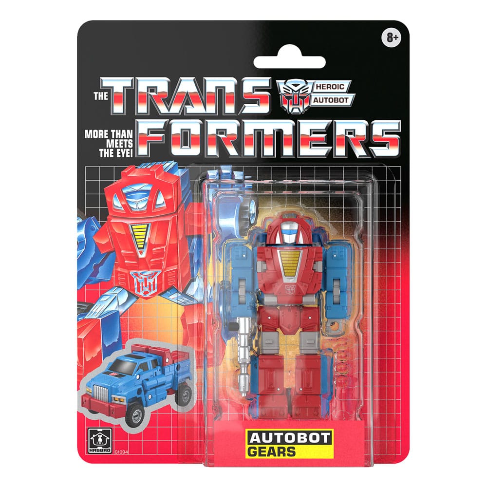 The Transformers Retro G1 Action Figure Autobot Gears 12 cm