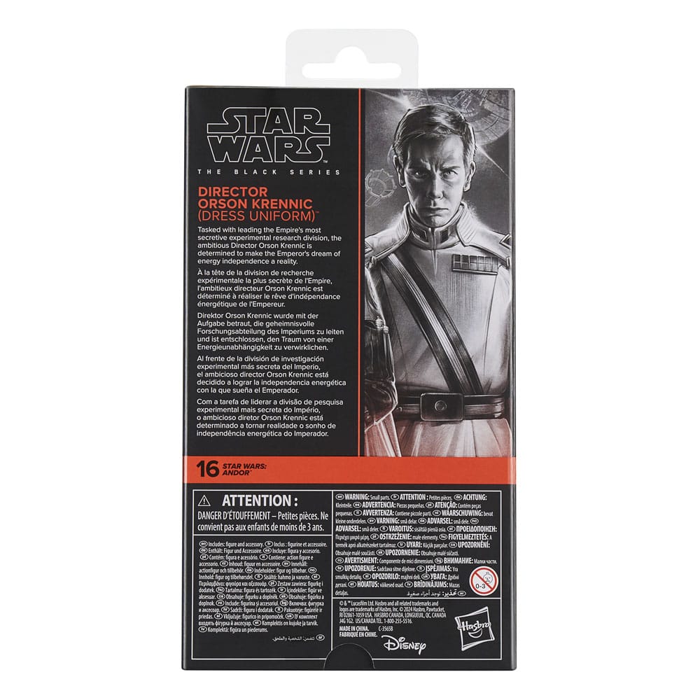 Star Wars: Andor Black Series Action Figure Director Orson Krennic (Dress Uniform) 15 cm