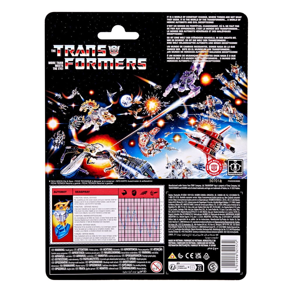 The Transformers Retro G1 Action Figure Autobot Seaspray 13 cm