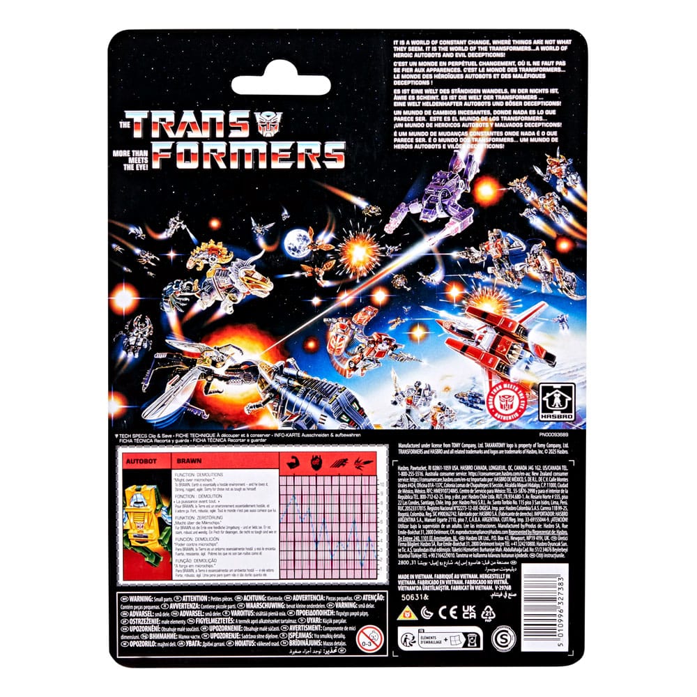 The Transformers Retro G1 Action Figure Autobot Brawn 13 cm - Damaged packaging