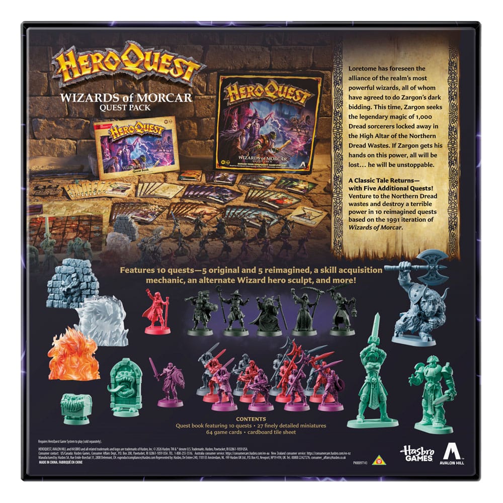 HeroQuest Board Game Expansion Wizards of Morcar Quest Pack *English Version*