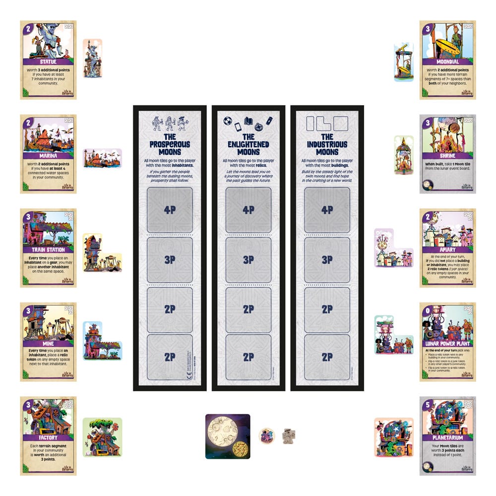 Life in Reterra Board Game Expansion TMoonrise *English Version*