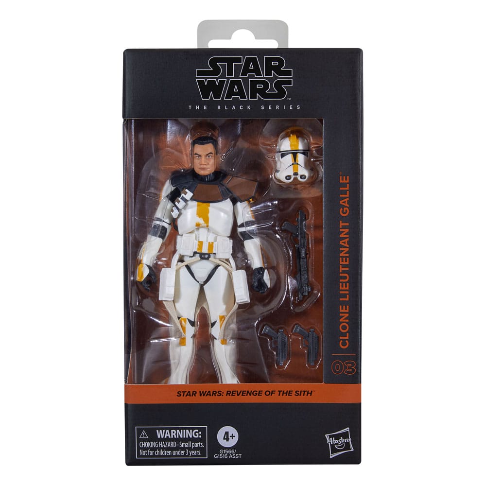 Star Wars Episode III Black Series Action Figure Clone Lieutenant Galle 15 cm
