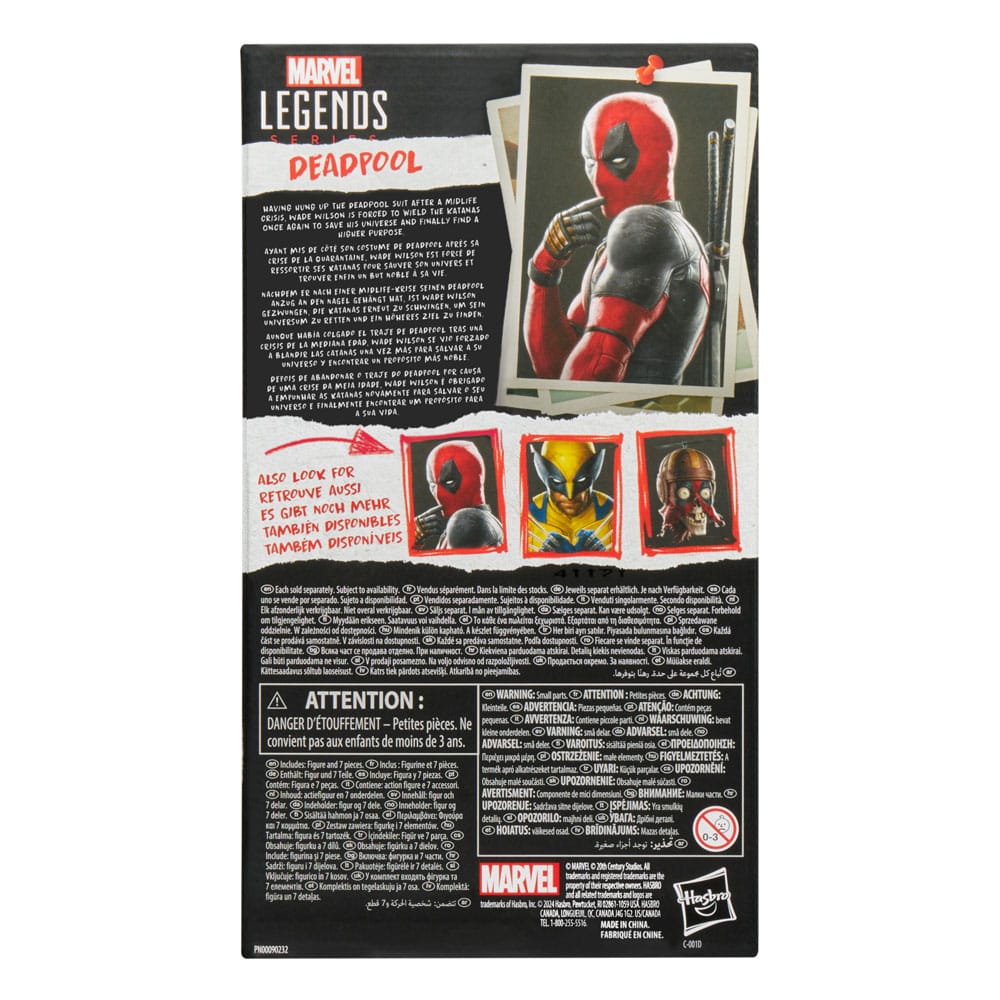 Deadpool & Wolverine Marvel Legends Deadpool 15 cm Action Figure