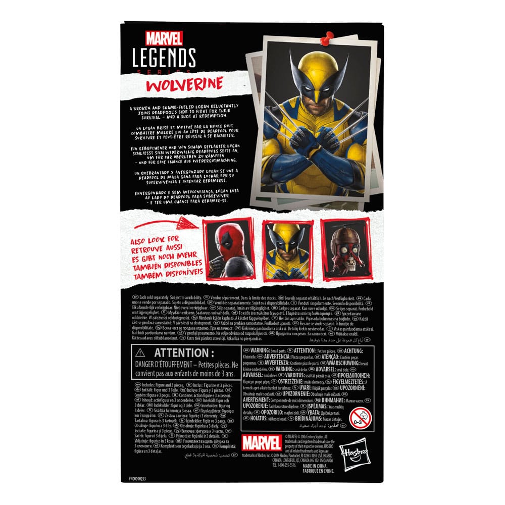 Deadpool & Wolverine Marvel Legends Wolverine 15 cm Action Figure