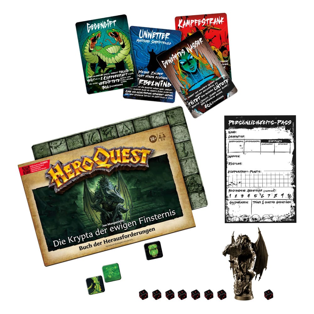 HeroQuest Board Game Expansion Die Krypta der ewigen Finsternis Quest Pack *German Version*