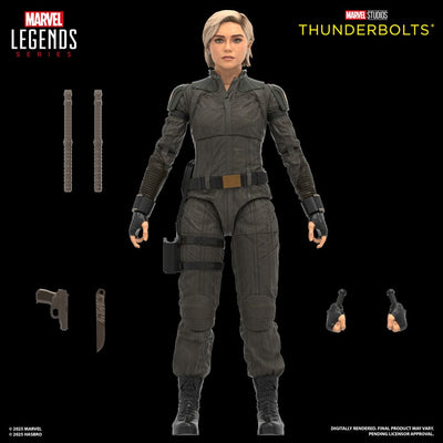 Thunderbolts Marvel Legends Action Figure 2-Pack Yelena Belova &amp; Red Guardian 15 cm
