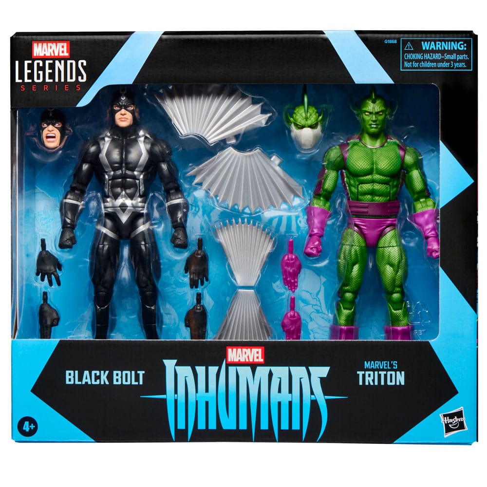 Inhumans Marvel Legends Action Figure 2-Pack Black Bolt &amp; Marvel's Triton 15 cm