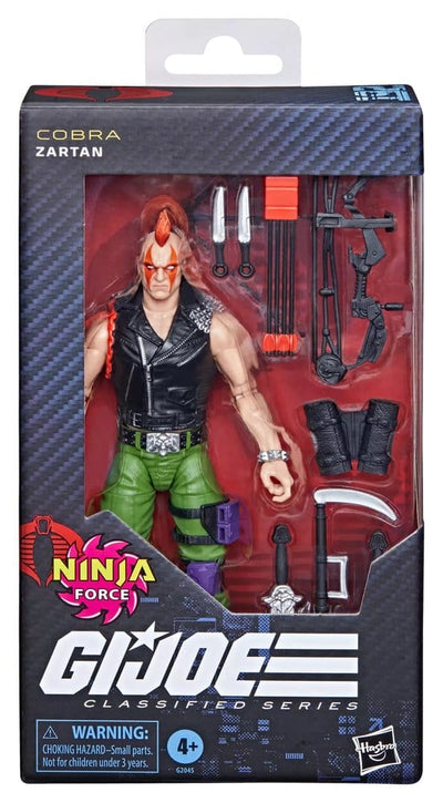 G.I. Joe Classified Series Action Figure #192 Ninja Force Zartan 15 cm