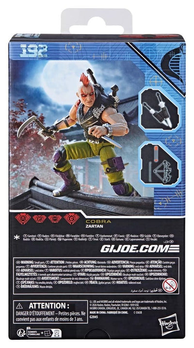 G.I. Joe Classified Series Action Figure #192 Ninja Force Zartan 15 cm