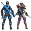 G.I. Joe Classified Series Action Figure 2-Pack Snake Eyes & Kim "Jinx" Arashikage 15 cm