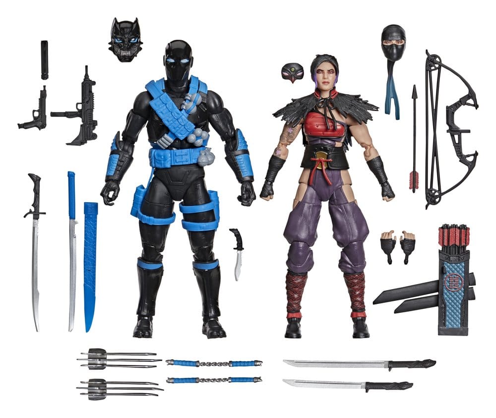 G.I. Joe Classified Series Action Figure 2-Pack Snake Eyes & Kim "Jinx" Arashikage 15 cm