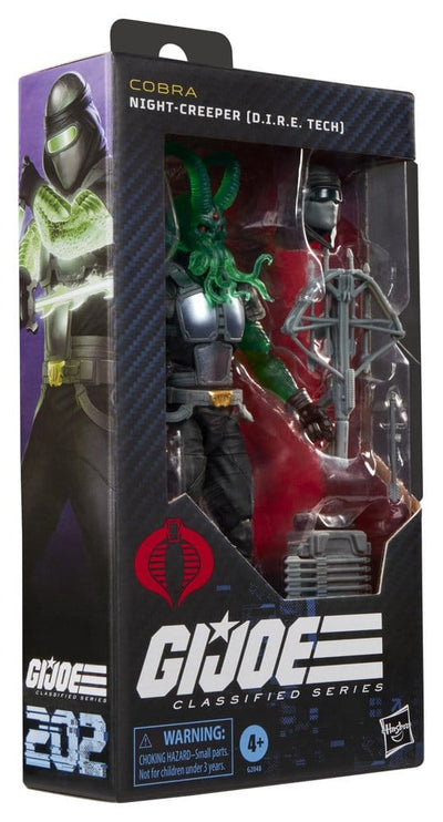 G.I. Joe Classified Series Action Figure #202 Night-Creeper (D.I.R.E. Tech) 15 cm