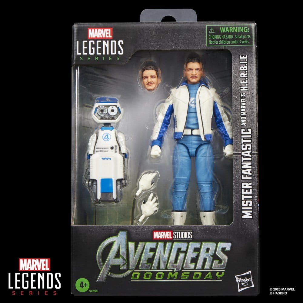Avengers: Doomsday Marvel Legends Action Figure 2-Pack Mister Fantastic & Marvel's H.E.R.B.I.E. 15 cm
