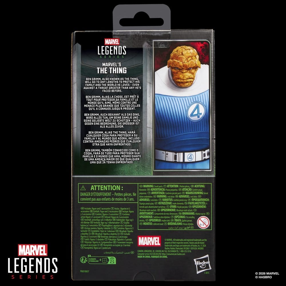Avengers: Doomsday Marvel Legends Action Figure Marvel's The Thing 15 cm