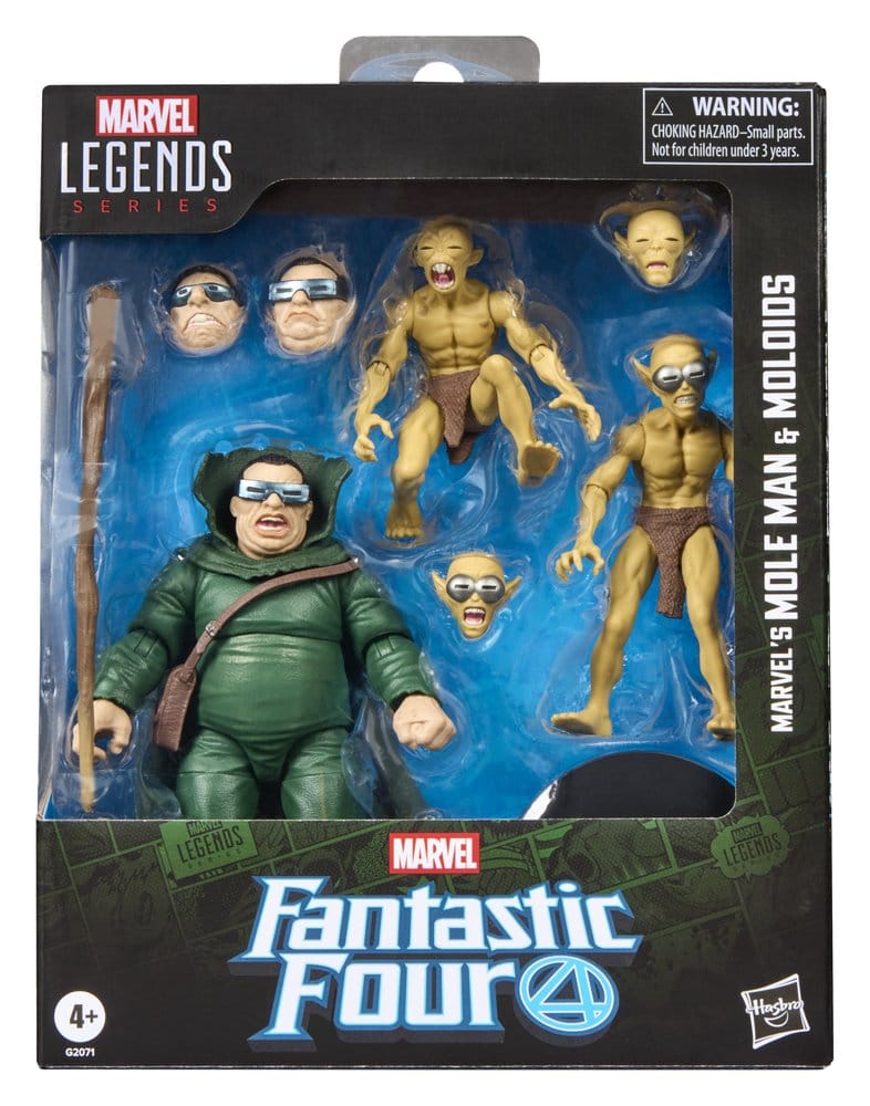Fantastic Four Marvel Legends Action Figure 3-Pack Marvel's Mole Man & Moloids 15 cm
