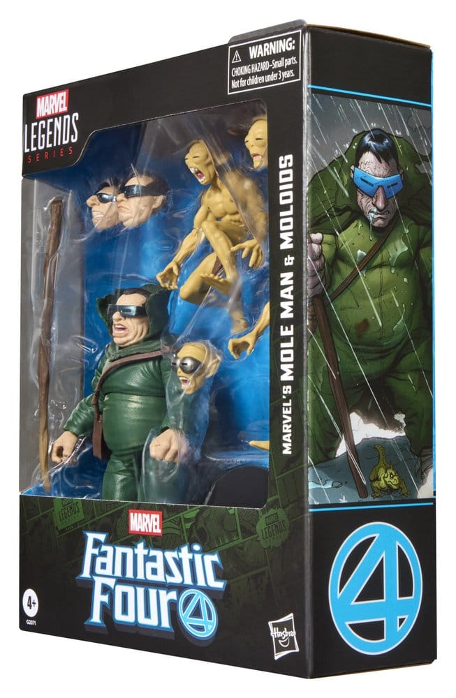 Fantastic Four Marvel Legends Action Figure 3-Pack Marvel's Mole Man & Moloids 15 cm
