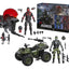 G.I. Joe Classified Series Action Figure & Vehicle Set Snake Eyes & Varmint ATV vs. Stealth Viper & Cobra Stealth Flight Pod (Trubble Bubble) 15 cm