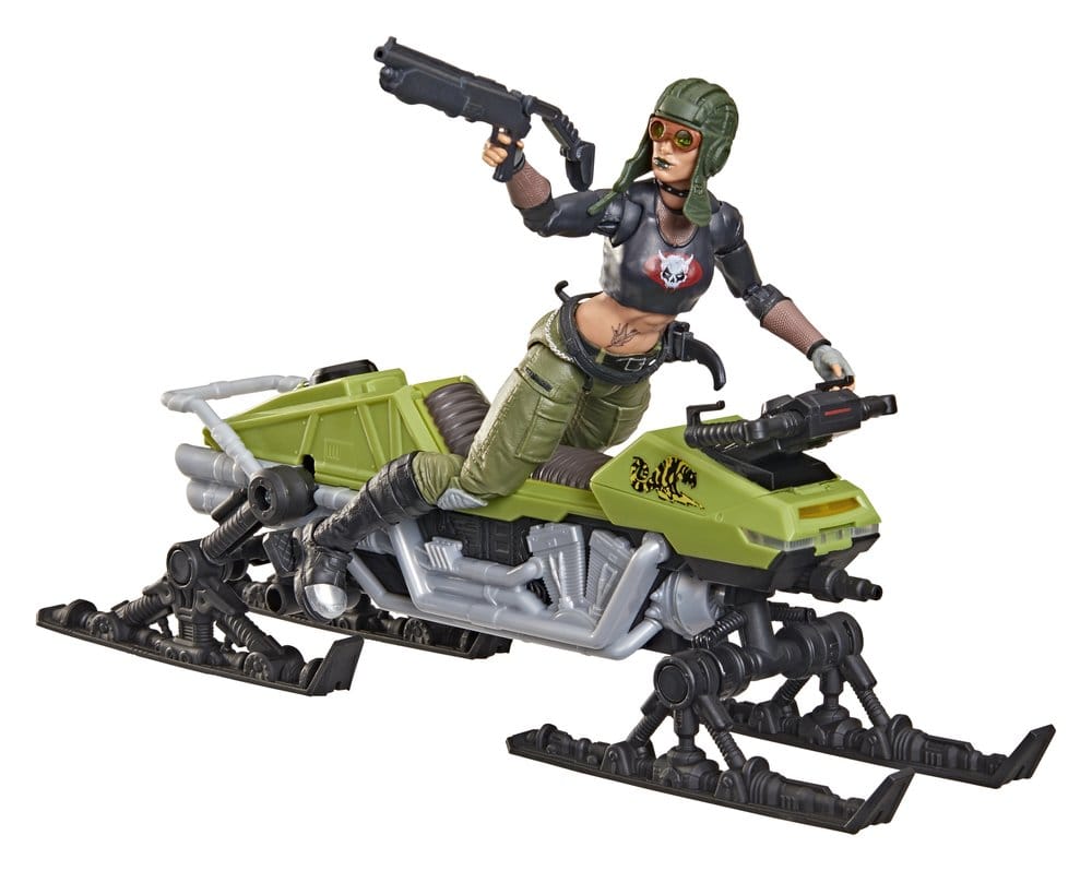 G.I. Joe Classified Series Action Figure and Vehicle Set #194 Zanya and Dreadnok Chameleon (Swamp Skier) 15 cm - Severely damaged packaging