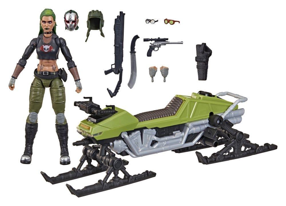 G.I. Joe Classified Series Action Figure and Vehicle Set #194 Zanya and Dreadnok Chameleon (Swamp Skier) 15 cm - Damaged packaging