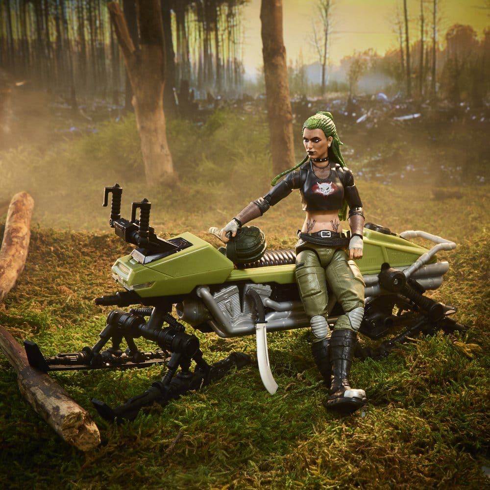 G.I. Joe Classified Series Action Figure and Vehicle Set #194 Zanya and Dreadnok Chameleon (Swamp Skier) 15 cm - Damaged packaging
