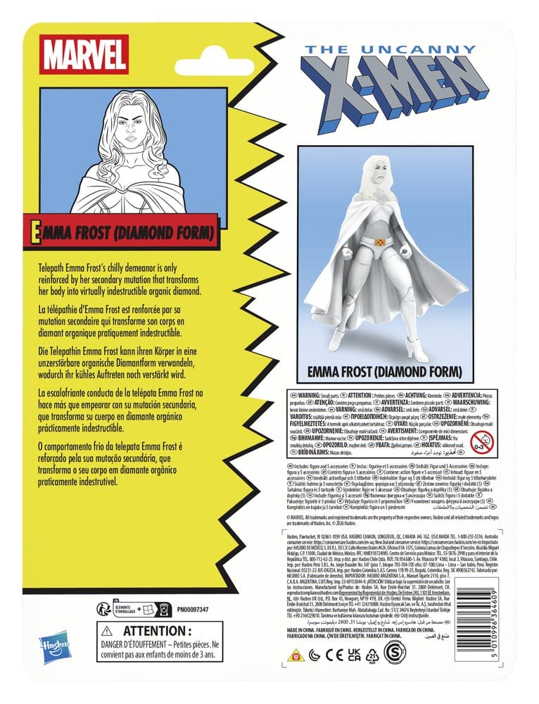 The Uncanny X-Men Marvel Legends Action Figure Emma Frost (Diamond Form) 15 cm