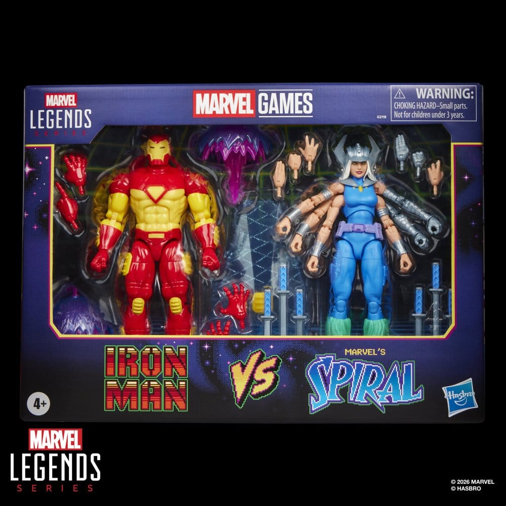Marvel Games Marvel Legends Action Figure 2-Pack Iron Man & Marvel's Spiral 15 cm