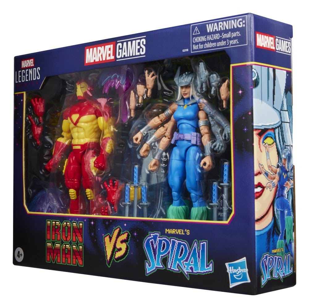 Marvel Games Marvel Legends Action Figure 2-Pack Iron Man & Marvel's Spiral 15 cm