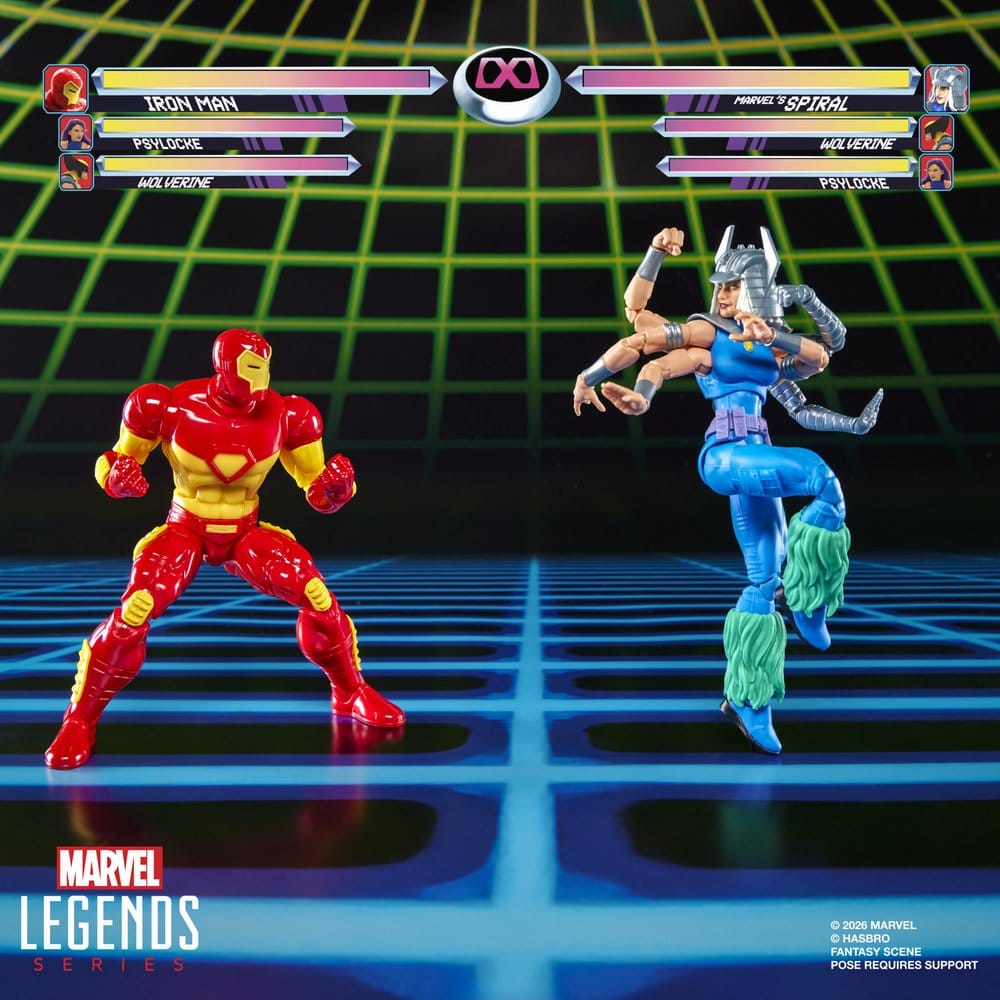 Marvel Games Marvel Legends Action Figure 2-Pack Iron Man & Marvel's Spiral 15 cm