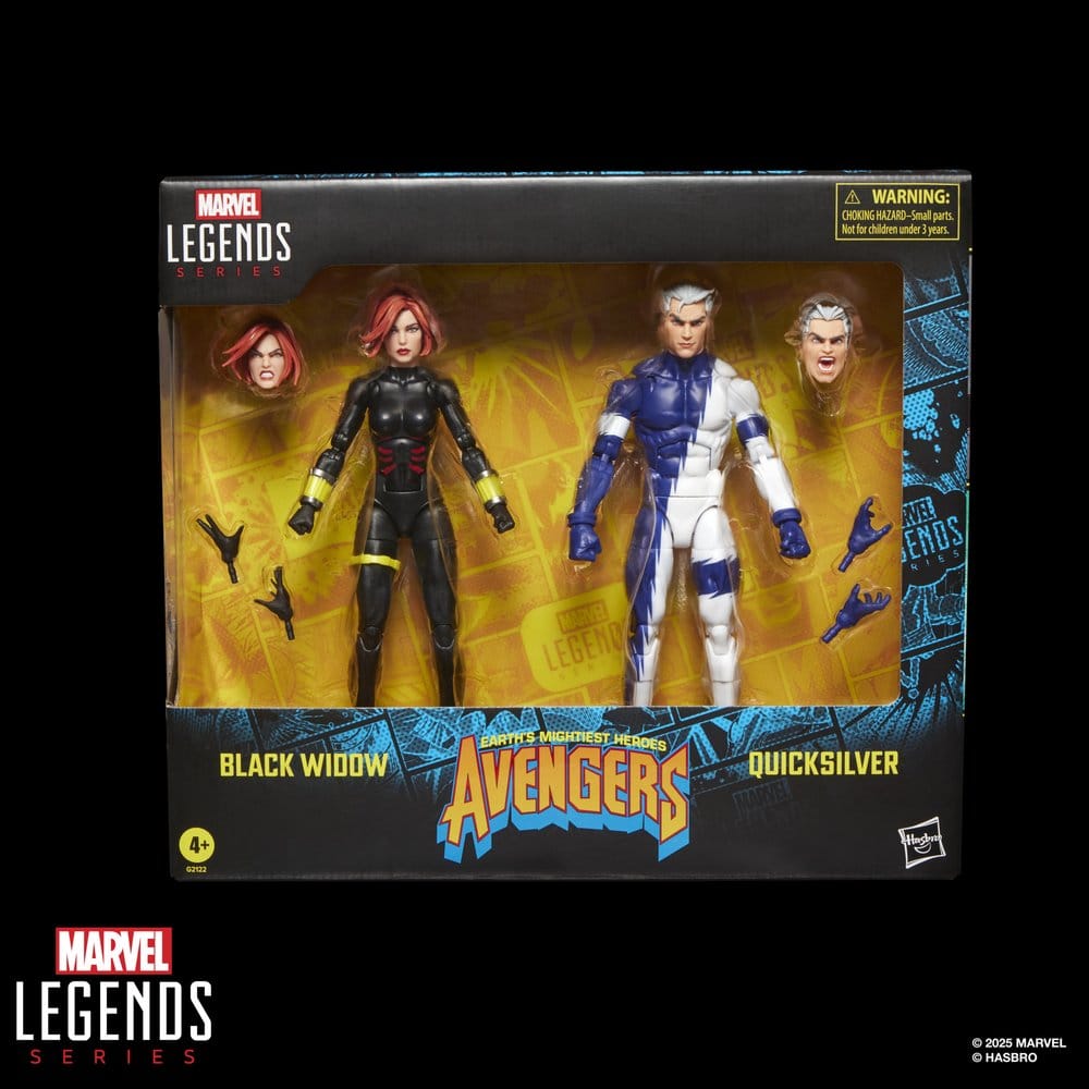 Avengers Marvel Legends Action Figure 2-Pack Black Widow & Quicksilver 15 cm - Damaged packaging