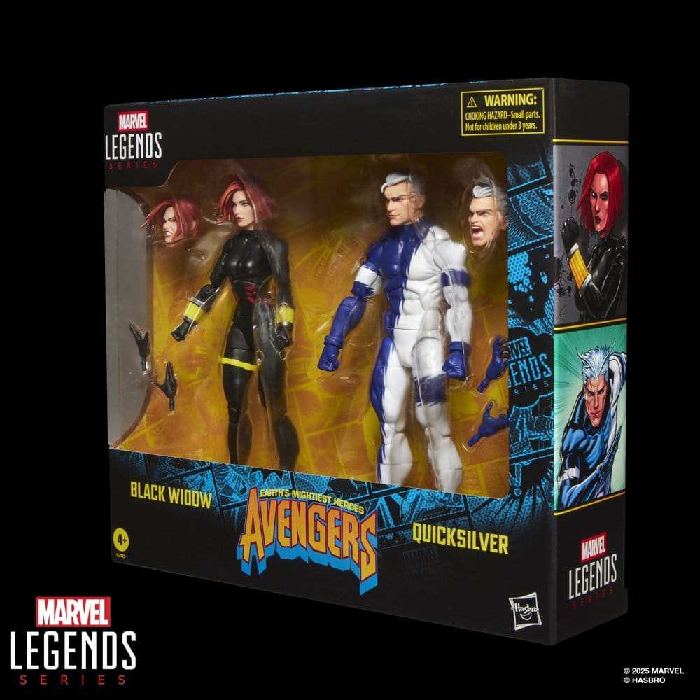 Avengers Marvel Legends Action Figure 2-Pack Black Widow & Quicksilver 15 cm - Damaged packaging